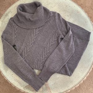 Cowl Neck Sweater Dress